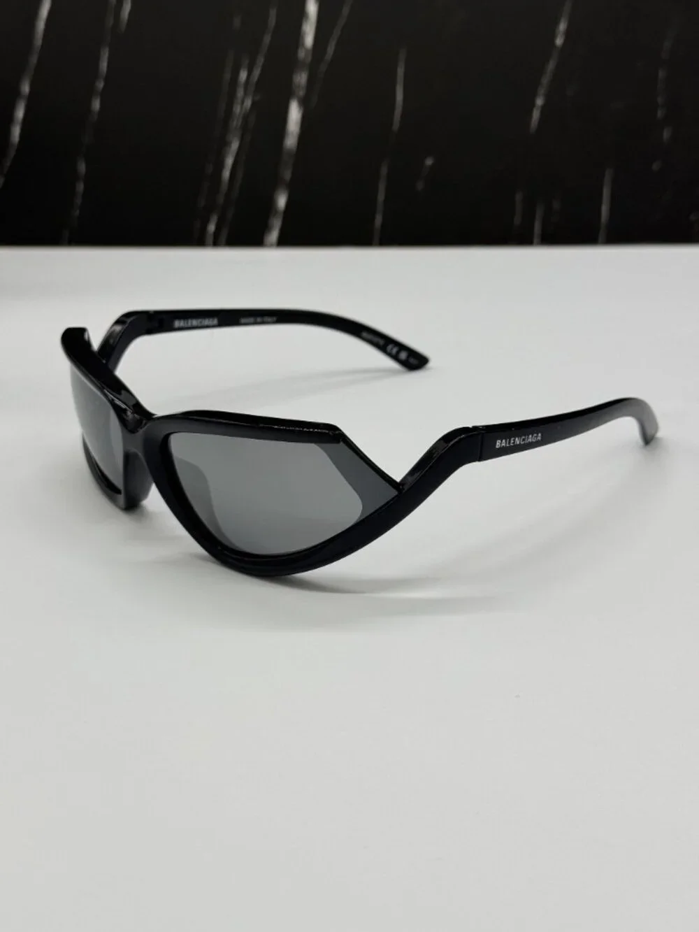 NEW BALENCIAGA BB0289S 001 BLACK GEOMETRIC UNISEX SUNGLASSES BALENCIAGA EYEWEAR